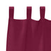 Zwart-out Gordijnen met Ringen 2 st Wijnrood 175 x 140 cm