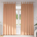 Zwart-out Gordijnen met Ringen 2 st Licht Bruin 260 x 140 cm