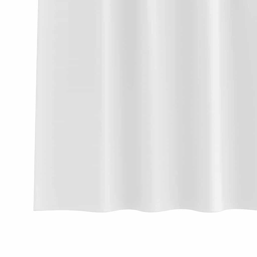 Zwart-out Gordijnen met Ringen 2 st Puur Wit 225 x 140 cm