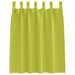 Zwart-out Gordijnen met Ringen 2 st Groen 140 x 140 cm