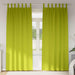Zwart-out Gordijnen met Ringen 2 st Groen 260 x 140 cm