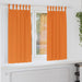 Zwart-out Gordijnen met Ringen 2 st Feloranje 175 x 140 cm