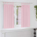 Zwart-out Gordijnen met Ringen 2 st Babyroze 175 x 140 cm
