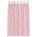 Zwart-out Gordijnen met Ringen 2 st Babyroze 175 x 140 cm