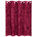 Velvet Gordijnen 2 st Wijnrood 140 x 140 cm Fluweel