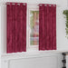 Velvet Gordijnen 2 st Wijnrood 175 x 140 cm Fluweel