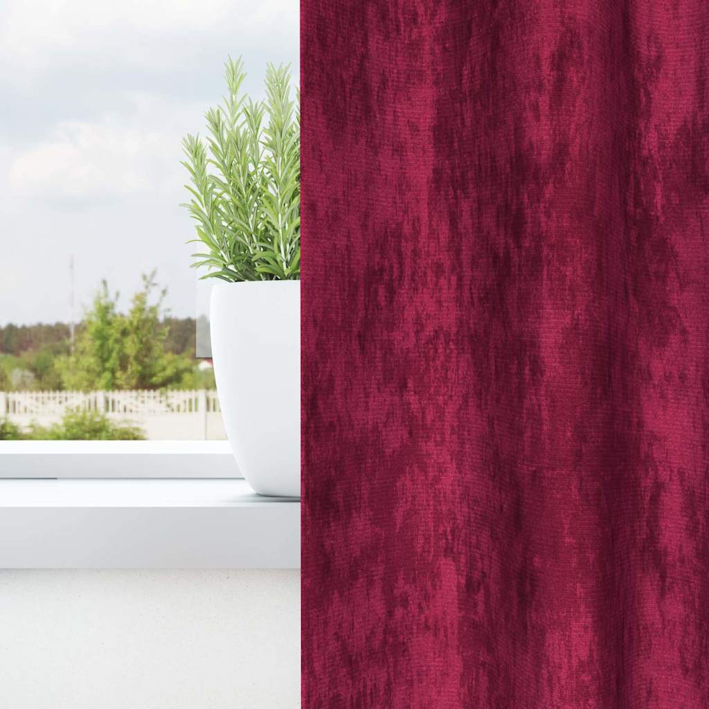 Velvet Gordijnen 2 st Wijnrood 245 x 140 cm Fluweel
