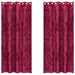 Velvet Gordijnen 2 st Wijnrood 245 x 140 cm Fluweel