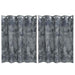 Velvet Gordijnen 2 st Zilvergrijs 140 x 140 cm Fluweel