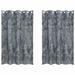 Velvet Gordijnen 2 st Zilvergrijs 175 x 140 cm Fluweel