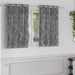 Velvet Gordijnen 2 st Grijs 140 x 140 cm Fluweel