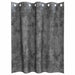 Velvet Gordijnen 2 st Grijs 140 x 140 cm Fluweel