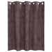Velvet Gordijnen 2 st Bruin 140 x 140 cm Fluweel