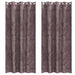 Velvet Gordijnen 2 st Bruin 225 x 140 cm Fluweel