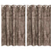 Velvet Gordijnen 2 st Cappuccino 175 x 140 cm Fluweel