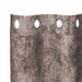 Velvet Gordijnen 2 st Cappuccino 245 x 140 cm Fluweel