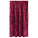 Velvet Gordijnen 2 st Wijnrood 140 x 140 cm Fluweel