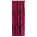 Velvet Gordijnen 2 st Wijnrood 260 x 140 cm Fluweel