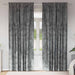 Velvet Gordijnen 2 st Grijs 260 x 140 cm Fluweel