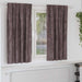 Velvet Gordijnen 2 st Bruin 175 x 140 cm Fluweel
