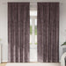 Velvet Gordijnen 2 st Bruin 260 x 140 cm Fluweel
