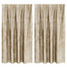 Velvet Gordijnen 2 st Crème 140 x 140 cm Fluweel