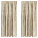 Velvet Gordijnen 2 st Crème 175 x 140 cm Fluweel