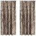 Velvet Gordijnen 2 st Cappuccino 175 x 140 cm Fluweel