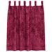 Velvet Gordijnen 2 st Wijnrood 140 x 140 cm Fluweel