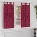Velvet Gordijnen 2 st Wijnrood 175 x 140 cm Fluweel