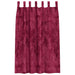 Velvet Gordijnen 2 st Wijnrood 175 x 140 cm Fluweel