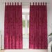 Velvet Gordijnen 2 st Wijnrood 225 x 140 cm Fluweel