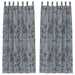 Velvet Gordijnen 2 st Zilvergrijs 225 x 140 cm Fluweel
