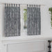 Velvet Gordijnen 2 st Grijs 140 x 140 cm Fluweel