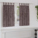 Velvet Gordijnen 2 st Bruin 140 x 140 cm Fluweel