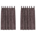 Velvet Gordijnen 2 st Bruin 175 x 140 cm Fluweel