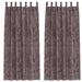Velvet Gordijnen 2 st Bruin 225 x 140 cm Fluweel