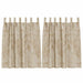 Velvet Gordijnen 2 st Crème 140 x 140 cm Fluweel