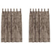 Velvet Gordijnen 2 st Cappuccino 175 x 140 cm Fluweel