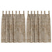Velvet Gordijnen 2 st champagne 140 x 140 cm Fluweel