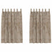 Velvet Gordijnen 2 st champagne 175 x 140 cm Fluweel