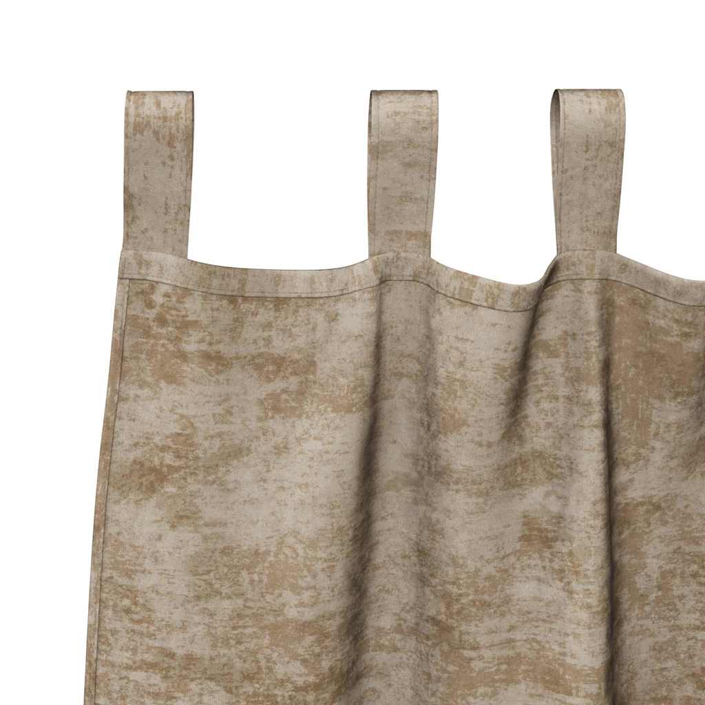Velvet Gordijnen 2 st champagne 245 x 140 cm Fluweel