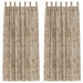 Velvet Gordijnen 2 st champagne 260 x 140 cm Fluweel