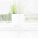 Kantgordijn met gordijnen Bloemen Wit 200 x 150 cm Polyester
