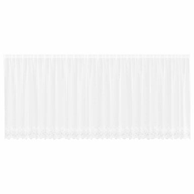 Kantgordijn met gordijnen Bloemen Wit 180 x 600 cm Polyester