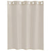 Voile Gordijn 2 st Zand 140 x 140 cm Polyester