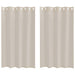 Voile Gordijn 2 st Zand 175 x 140 cm Polyester