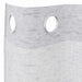 Voile Gordijn 2 st Lichtgrijs 260 x 140 cm Polyester