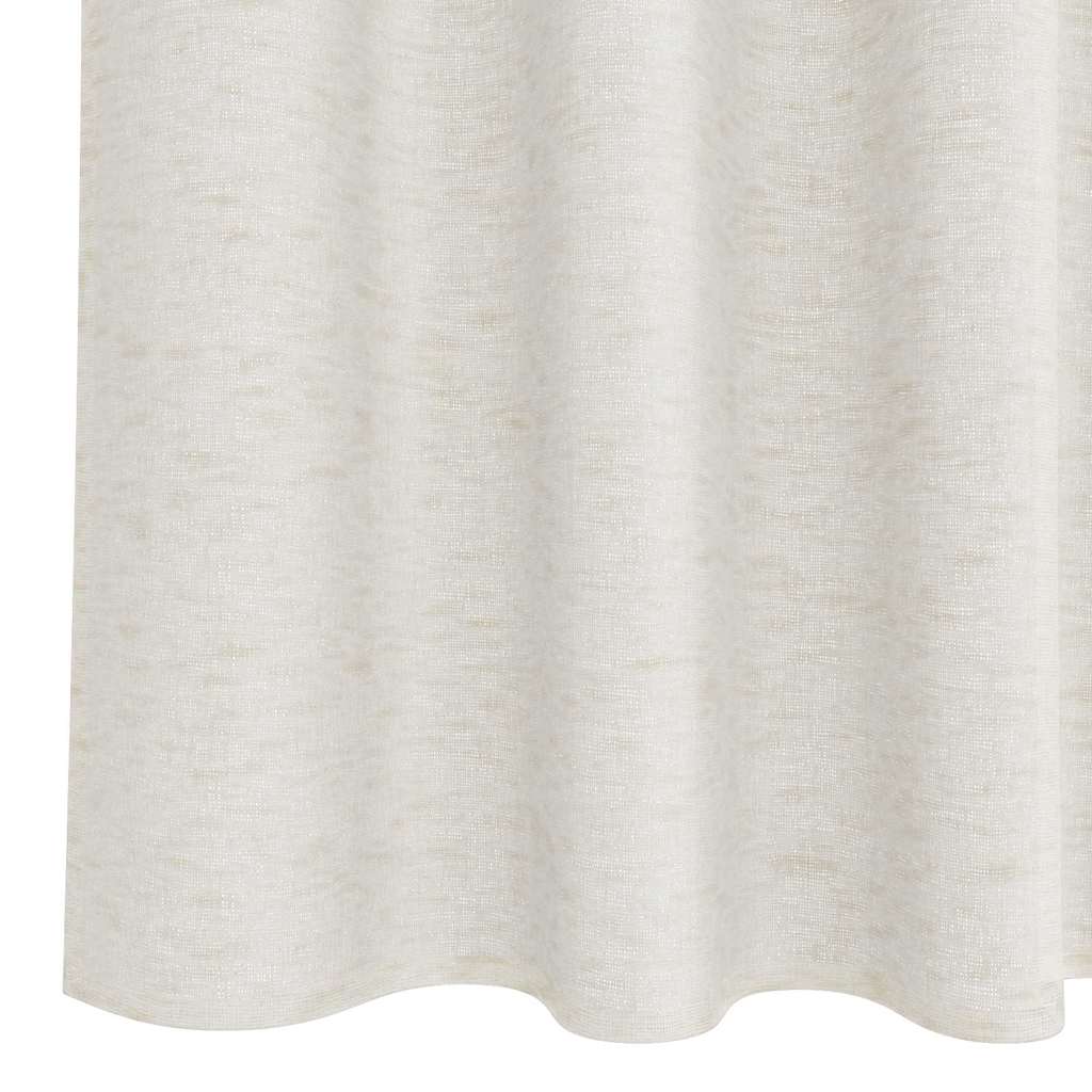 Voile Gordijn 2 st Crème 245 x 140 cm Polyester