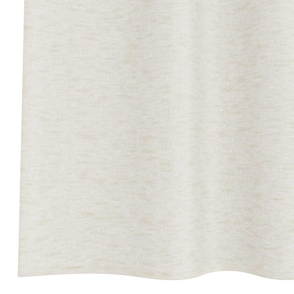 Voile Gordijn 2 st Crème 245 x 140 cm Polyester